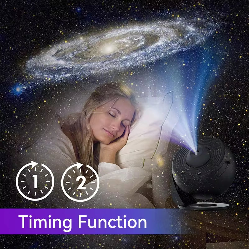 Transform Your Bedroom into a Starry Paradise with Our Galaxy Projector! ✨🌌 #RomanticNights #HomeDecor